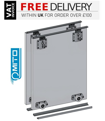 Wardrobe sliding door track - door,
