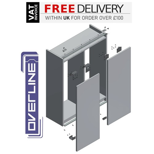 Wardrobe sliding door track - door,