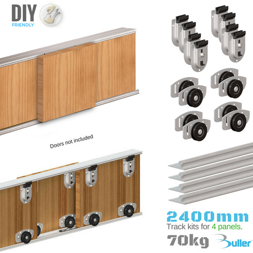 Sliding door track system gear - sliding,