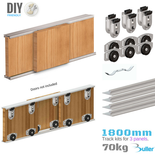 Wardrobe sliding door track - sliding,