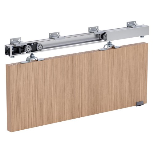 Sliding door track set - door, 60kg