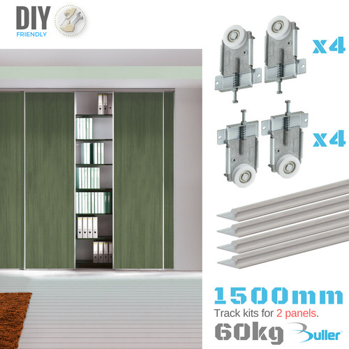 Wardrobe sliding track - sliding, system